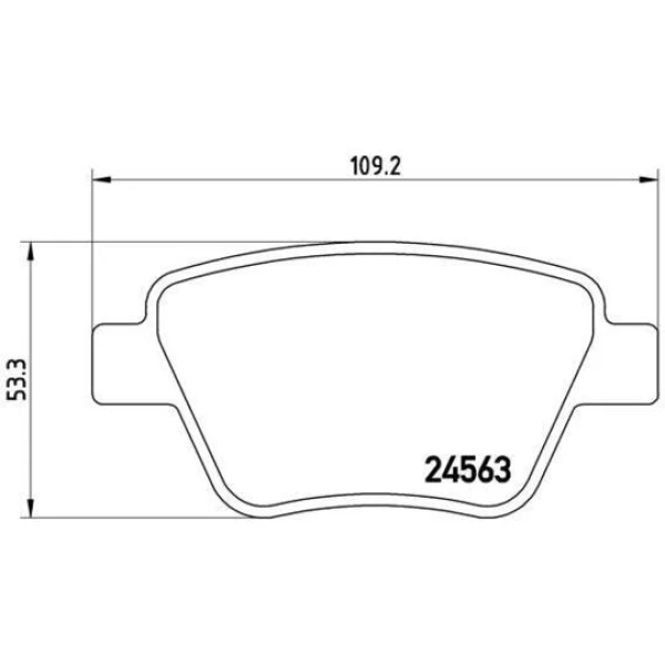 REAR BRAKE PAD SET